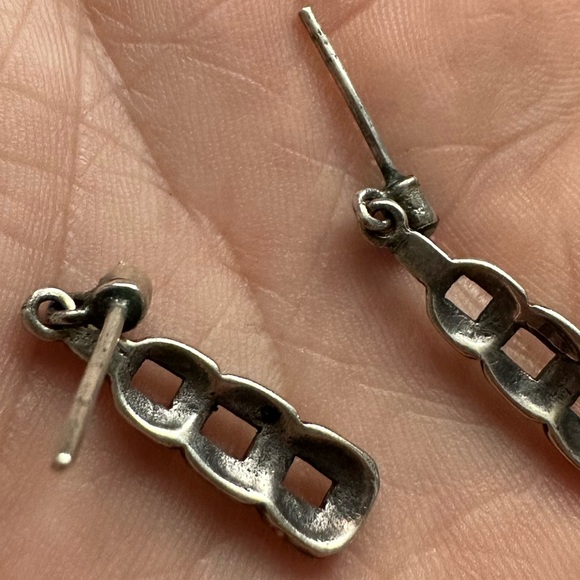 925 Marcasite earrings - Picture 3 of 3